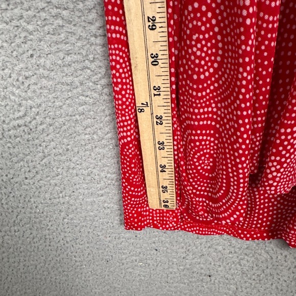 Dreamwear Lingerie Top Womens 3X Red Babydoll Slip Dress Sexy Lace Flowy Y2K - Picture 9 of 12